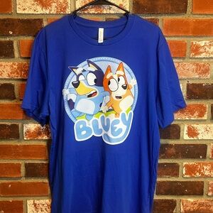 Bluey Graphic Tee - Bold Royal Blue